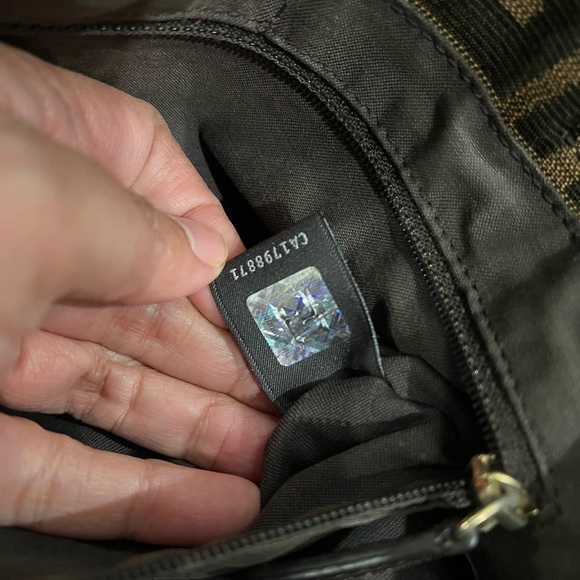 FENDI VINTAGE ZUCCA CANVAS TOTE - Picture 11 of 16